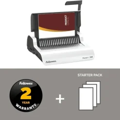 Fellowes Pulsar +300 - machine à relier / relieuse perforeuse manuelle - perfore 20 feuilles - relie 300f