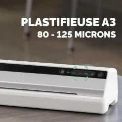 Fellowes Saturn A3 - Plastifieuse A3 - de 80 à 125 microns - à chaud et à froid