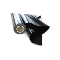 Film Étirable Manuel Noir 15µ – 450mm x 300m – Boîte de 6 Rouleaux