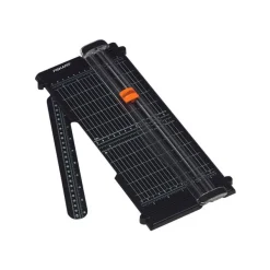 Fiskars 5454 - Rogneuse / coupeuse A4 en titane 100% recyclé - coupe 10 feuilles