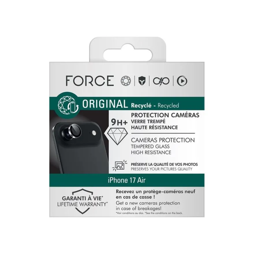 Force - Protecteur d'objectif pour iPhone Air - transparent