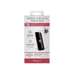 Force - Protection d'écran en verre pour iPhone 16 Pro, 17