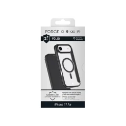 Force Case - Étui à rabat pour iPhone Air - noir