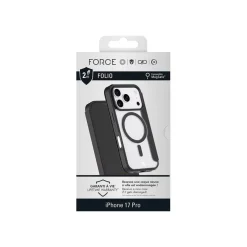 Force Case - Étui à rabat pour iPhone 17 Pro - noir