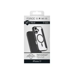 Force Case - Étui à rabat pour iPhone 17 - noir