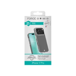 Force Case Feel - Coque de protection pour iPhone 17 Pro - transparent