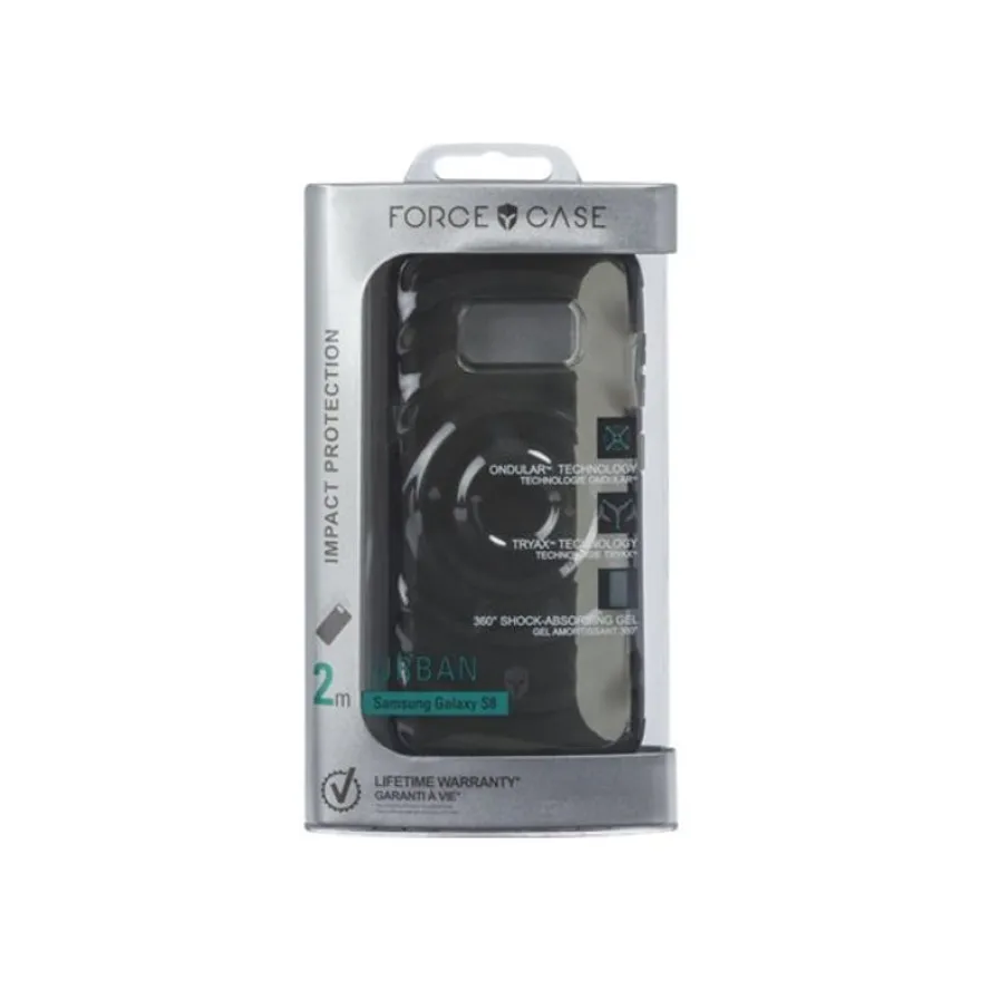 Force Case Urban - Coque de protection pour Galaxy S8 - transparent/gris foncé