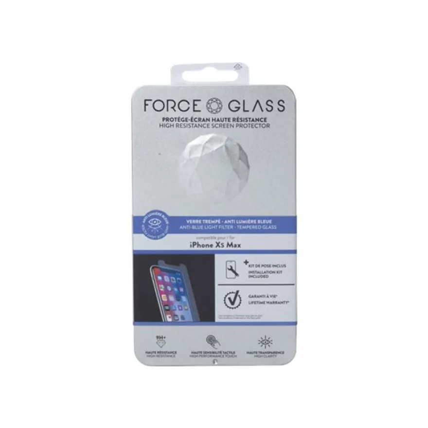 Force Glass - Protection d'écran - verre trempé pour iPhone XS Max/11 Pro Max