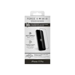 Force Glass - Protection d'écran en verre pour iPhone 17 Pro