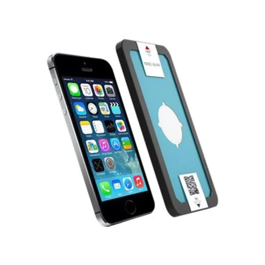 Force Glass - Protection d'écran - verre trempé pour iPhone 5/5S/SE/5C