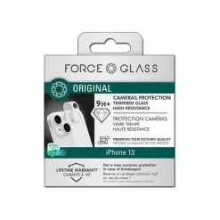 Force Glass Original - protection d'écran caméra - verre trempé pour iPhone 13 - transparent