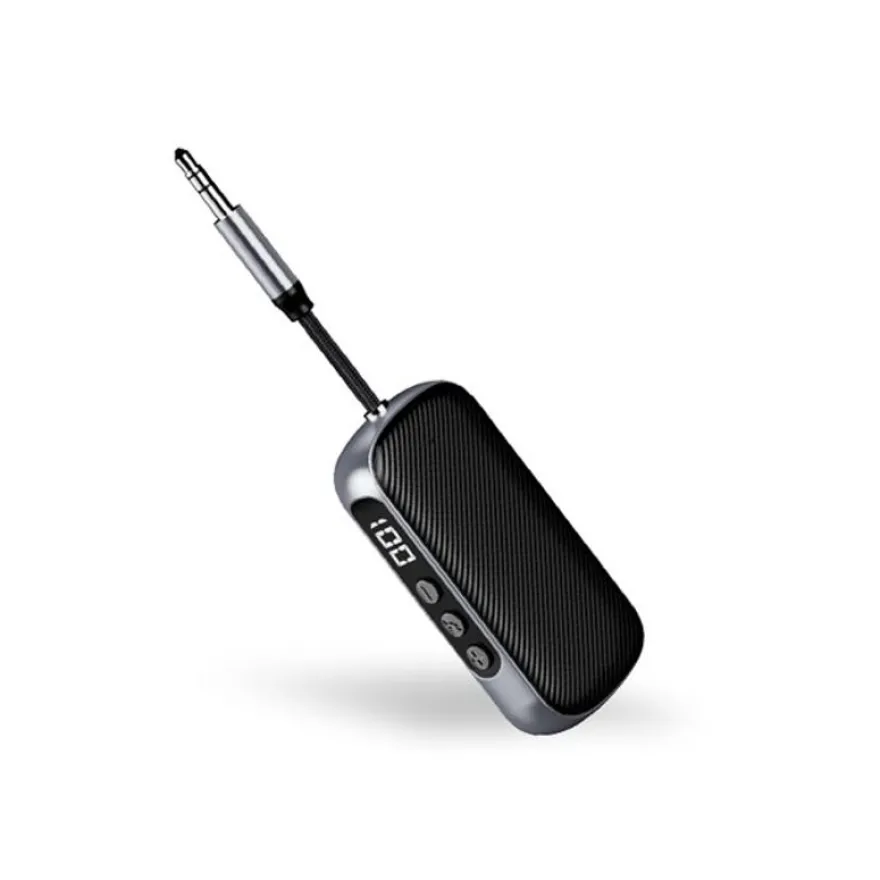 Force Play - Adaptateur d'interface audio sans fil Bluetooth pour récepteur audio sans fil, transmetteur audio sans fil - transmitter & receiver 2-in-1 - noir