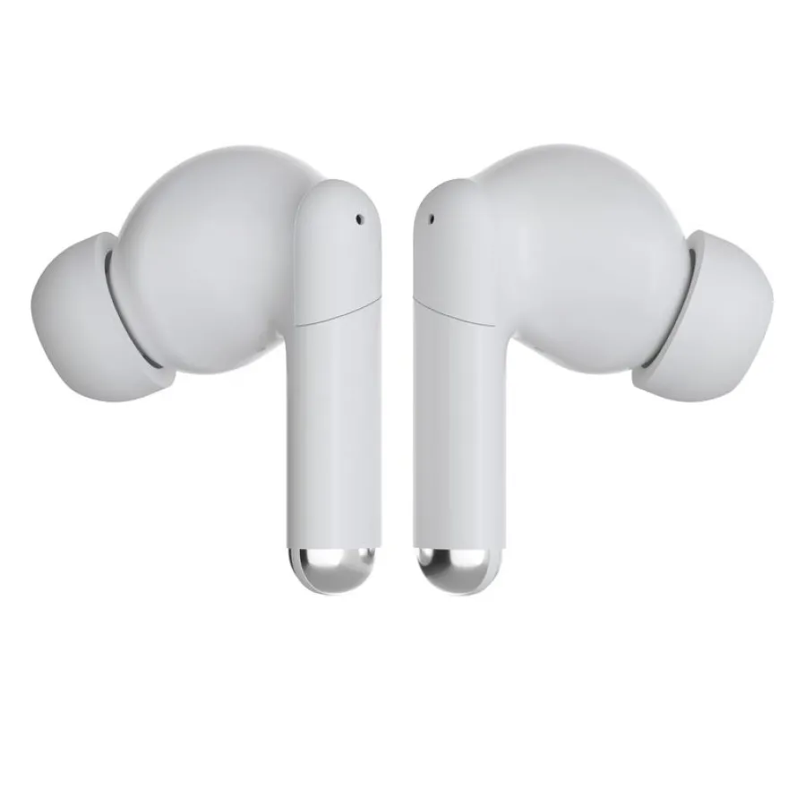 Force Play - Kit main libre - écouteur sans fil bluetooth - blanc