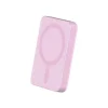 Force Power - Batterie externe - MagSafe - 5000 mAh - Rose métallisé
