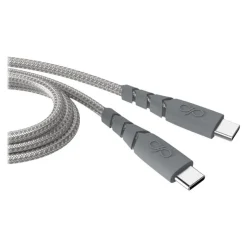 Force Power - Câble USB-C vers USB-C - 1.2 m - gris