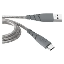 Force Power - Câble USB-C vers USB-C - 1.2 m - gris