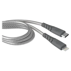 Force Power - câble USB-C/Lightning - 1.2 m - gris