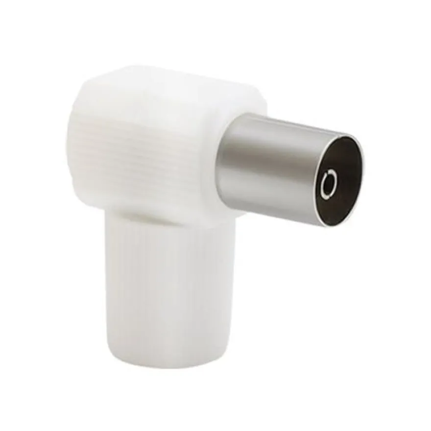 Force Power Lite - Adaptateur d'antenne - IEC connector (9.52mm) femelle incliné - blanc