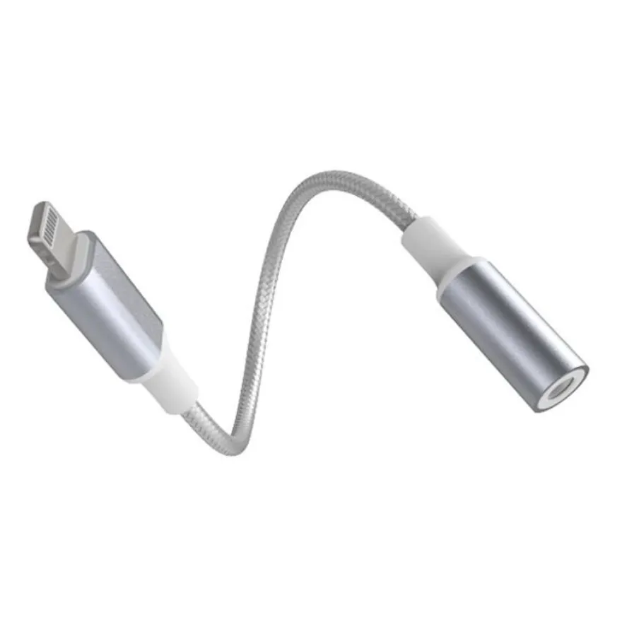 Force Power Lite - Adaptateur Lightning vers prise audio de 3,5 mm femelle - blanc