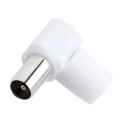 Force Power Lite - Adaptateur d'antenne - IEC connector (9.52mm) mâle incliné - blanc