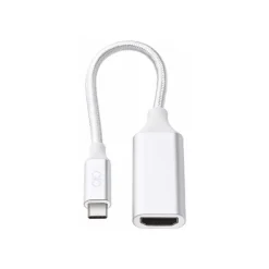 Force Power Lite - Adaptateur vidéo - 24 pin USB-C mâle pour HDMI femelle - noir - support pour 4K60Hz (3840 x 2160)