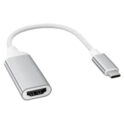 Force Power Lite - Adaptateur vidéo - 24 pin USB-C mâle pour HDMI femelle - noir - support pour 4K60Hz (3840 x 2160)