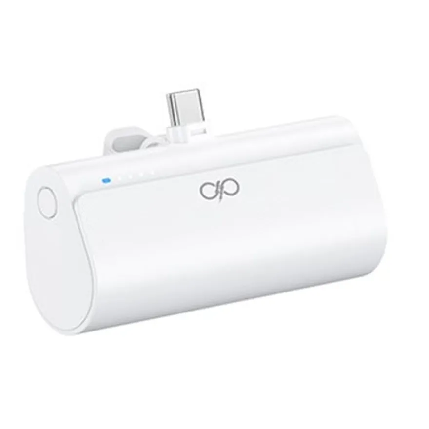 Force Power Lite - Banque d'alimentation - connecteur USB-C intégré - 20 Watt - 5 A (24 pin USB-C) - blanc