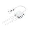 Force Power Lite - Casque/adaptateur de charge USB-C vers USB-C - 24 pin USB-C mâle pour 24 pin USB-C femelle - blanc