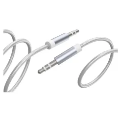 Force Power Lite - Câble audio - mini-phone stereo 3.5 mm mâle pour mini-phone stereo 3.5 mm mâle - 1.2 m - blanc - câble renforcé