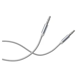 Force Power Lite - Câble audio - mini-phone stereo 3.5 mm mâle pour mini-phone stereo 3.5 mm mâle - 3 m - blanc - câble renforcé