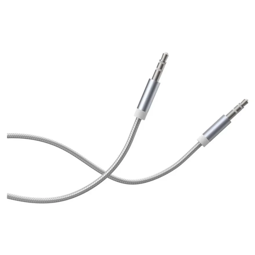 Force Power Lite - Câble audio - mini-phone stereo 3.5 mm mâle pour mini-phone stereo 3.5 mm mâle - 3 m - blanc - câble renforcé