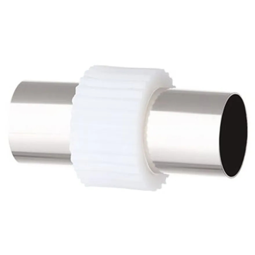 Force Power Lite - Câble d'antenne - IEC connector (9.52mm) mâle incliné pour IEC connector (9.52mm) femelle incliné - 2 m - blanc