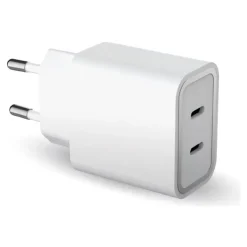 Force Power Lite - chargeur secteur pour smartphone - 45W (20+25W) - Power Delivery - Blanc - Garanti à vie