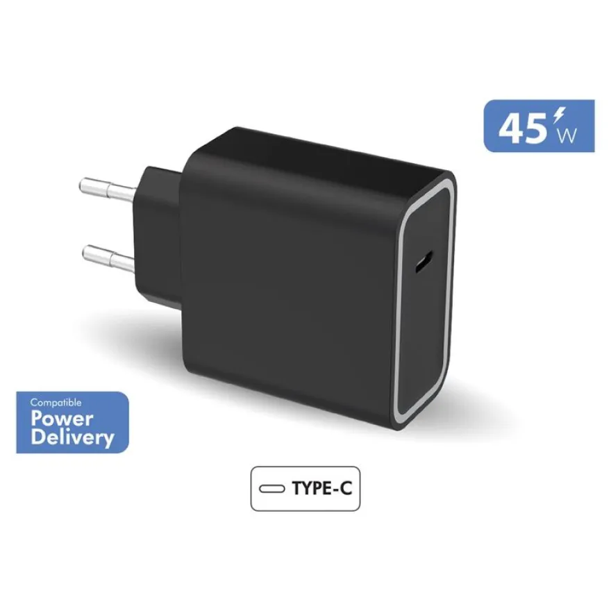 Force Power Lite - Chargeur secteur - 1 USB-C - noir