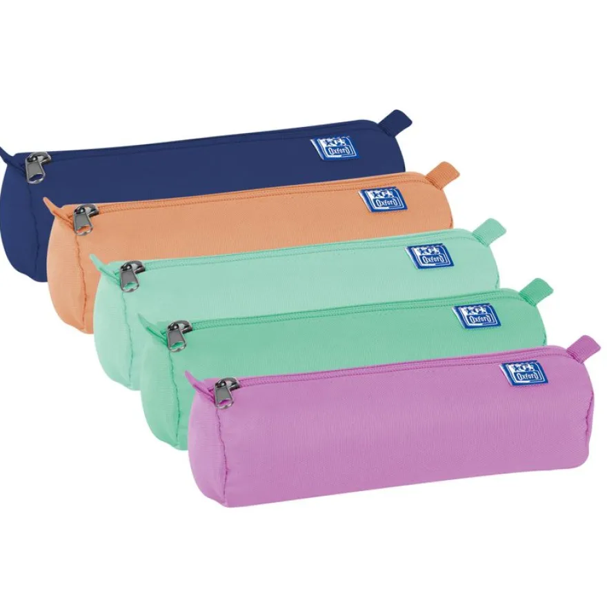 Fourre-tout rond classique oxford fancy assorti- Hamelin