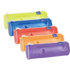 Fourre-tout rond oxford fancy transparent couleurs assorti- Hamelin