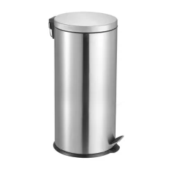 Frandis - Poubelle ronde en inox - 30L