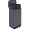 Frandis - Poubelle Urban - rectangulaire - 30L - gris