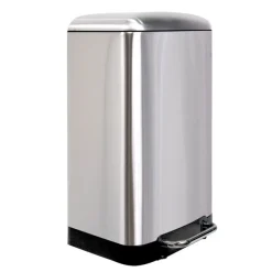 Frandis - Poubelle Urban - rectangulaire - 30L - inox