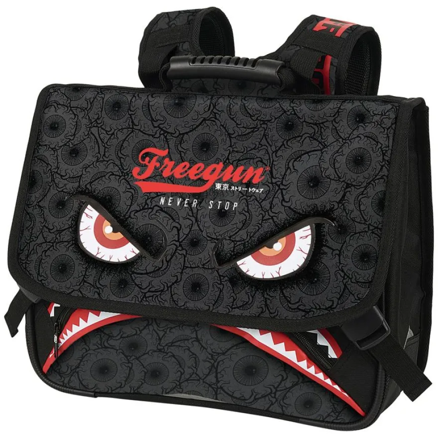 Freegun Primaire - Cartable 38 cm - 2 compartiments - Oberthur