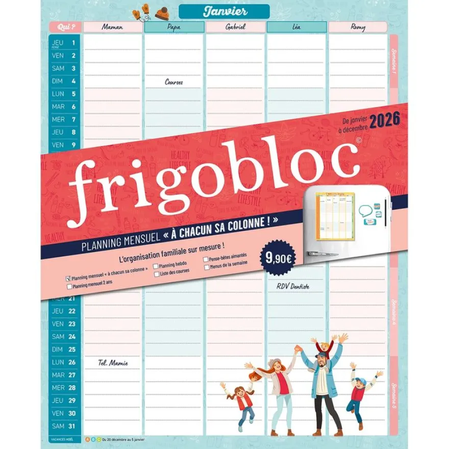 FRIGOBLOC - À CHACUN SA COLONNE (de janv. à décembre 2026)