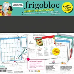 Frigobloc Mensuel 4 couleurs - Calendrier / mois