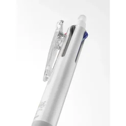 Frixion Ball 4 Couleurs - Roller encre gel effaçable - corps blanc - pointe fine
