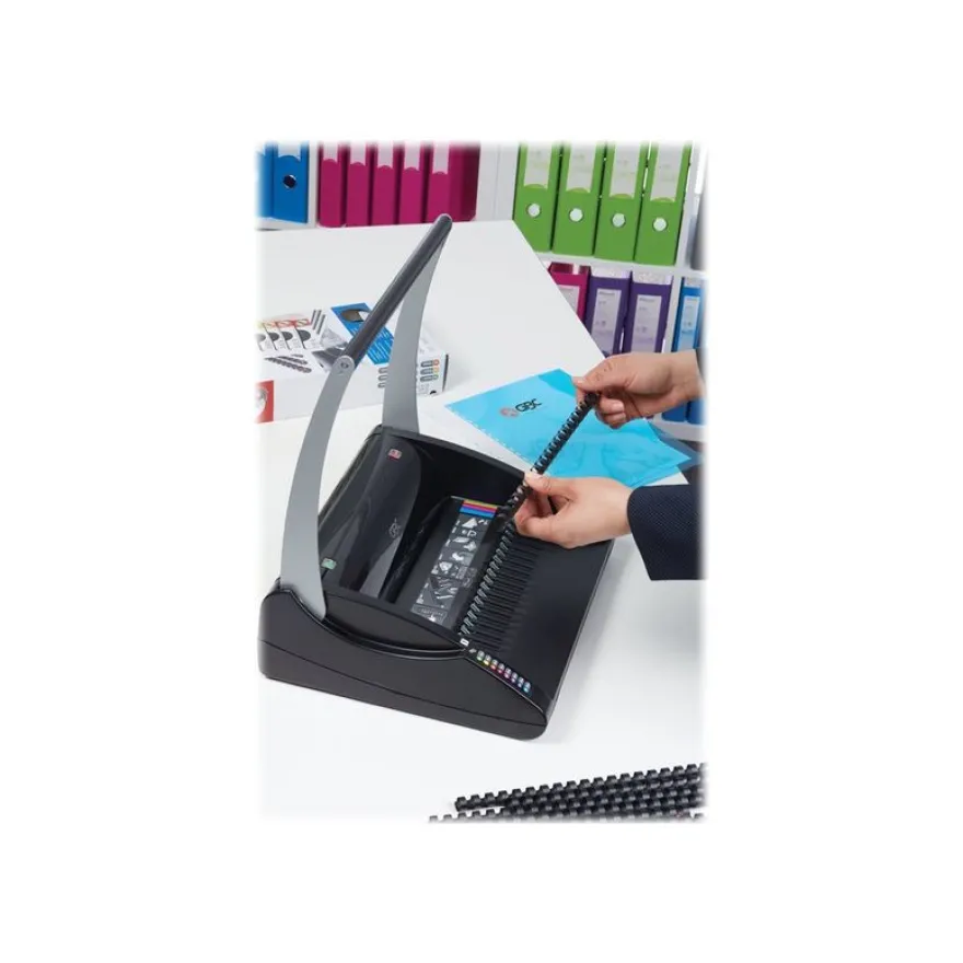 GBC CombBind C200 - machine à relier / relieuse perforeuse manuelle - perfore 20 feuilles - relie 330f