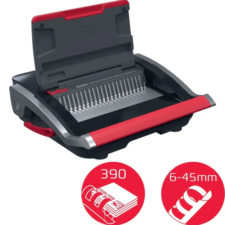GBC CombBind CB25 - machine à relier / relieuse perforeuse manuelle - perfore 25 feuilles - relie 390f