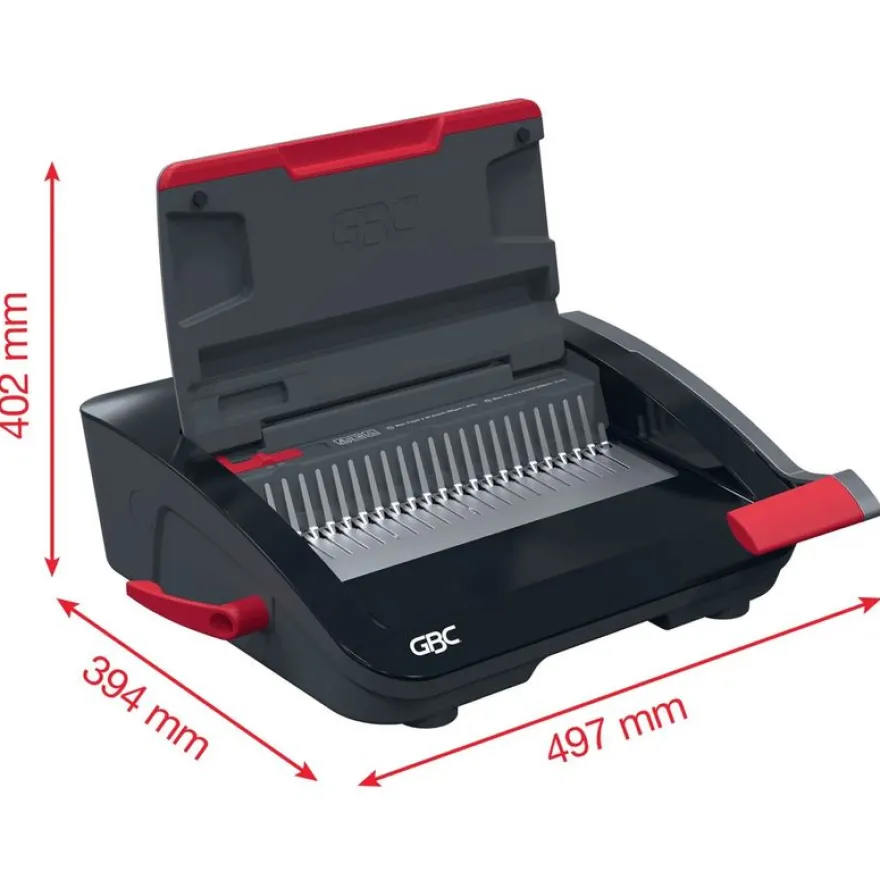 GBC CombBind CB20 - machine à relier / relieuse perforeuse manuelle - perfore 20 feuilles - relie 240f