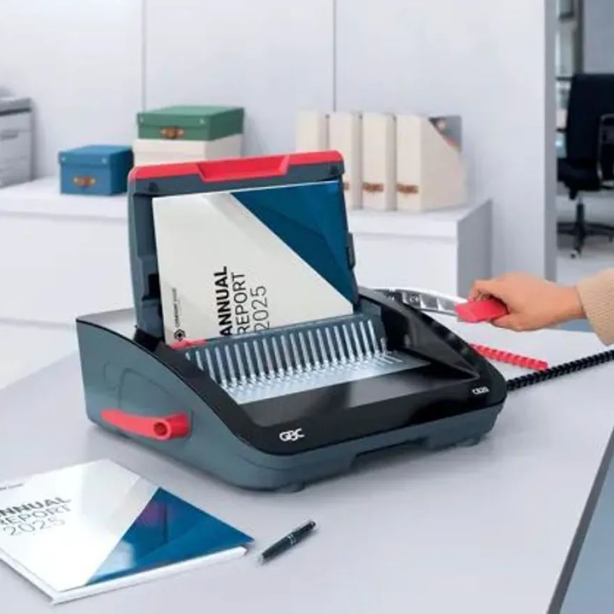 GBC CombBind CB20 - machine à relier / relieuse perforeuse manuelle - perfore 20 feuilles - relie 240f