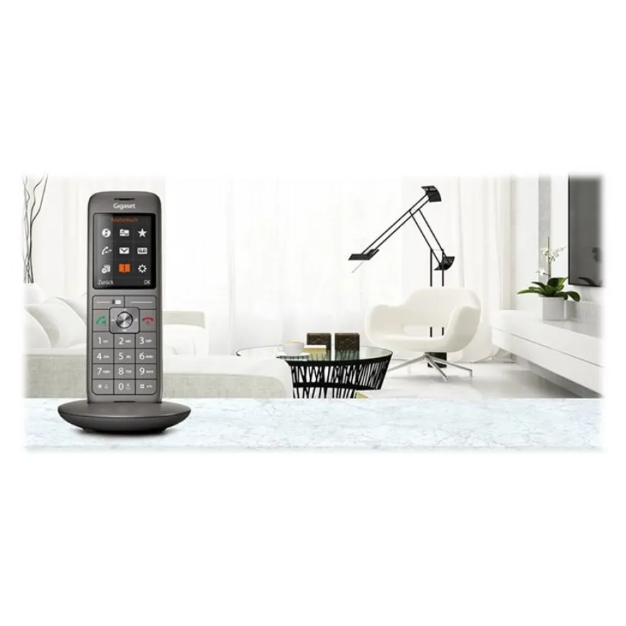 Gigaset - téléphone sans fil + combiné supplémentaire - anthracite