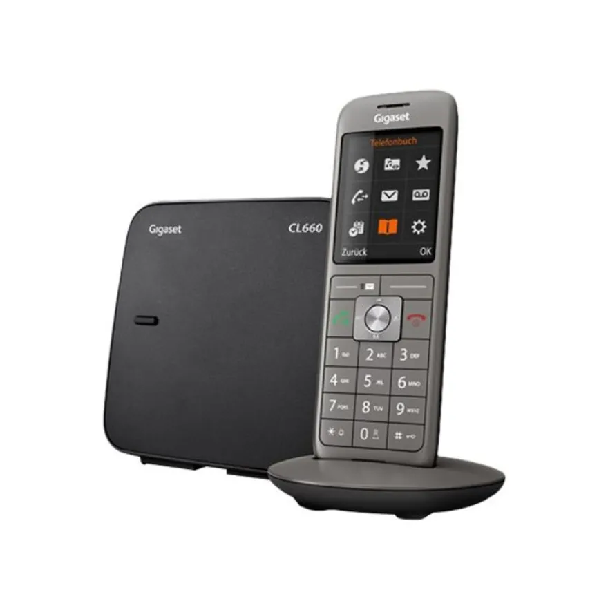 Gigaset - téléphone sans fil + combiné supplémentaire - anthracite