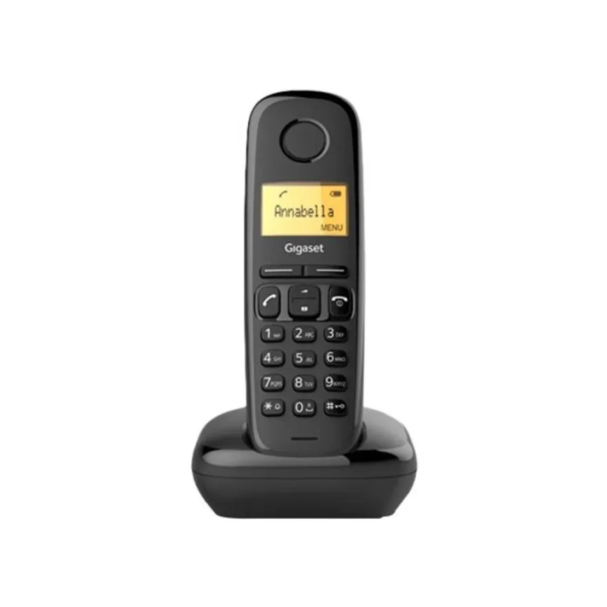 Gigaset AL170A - téléphone sans fil - avec répondeur - noir